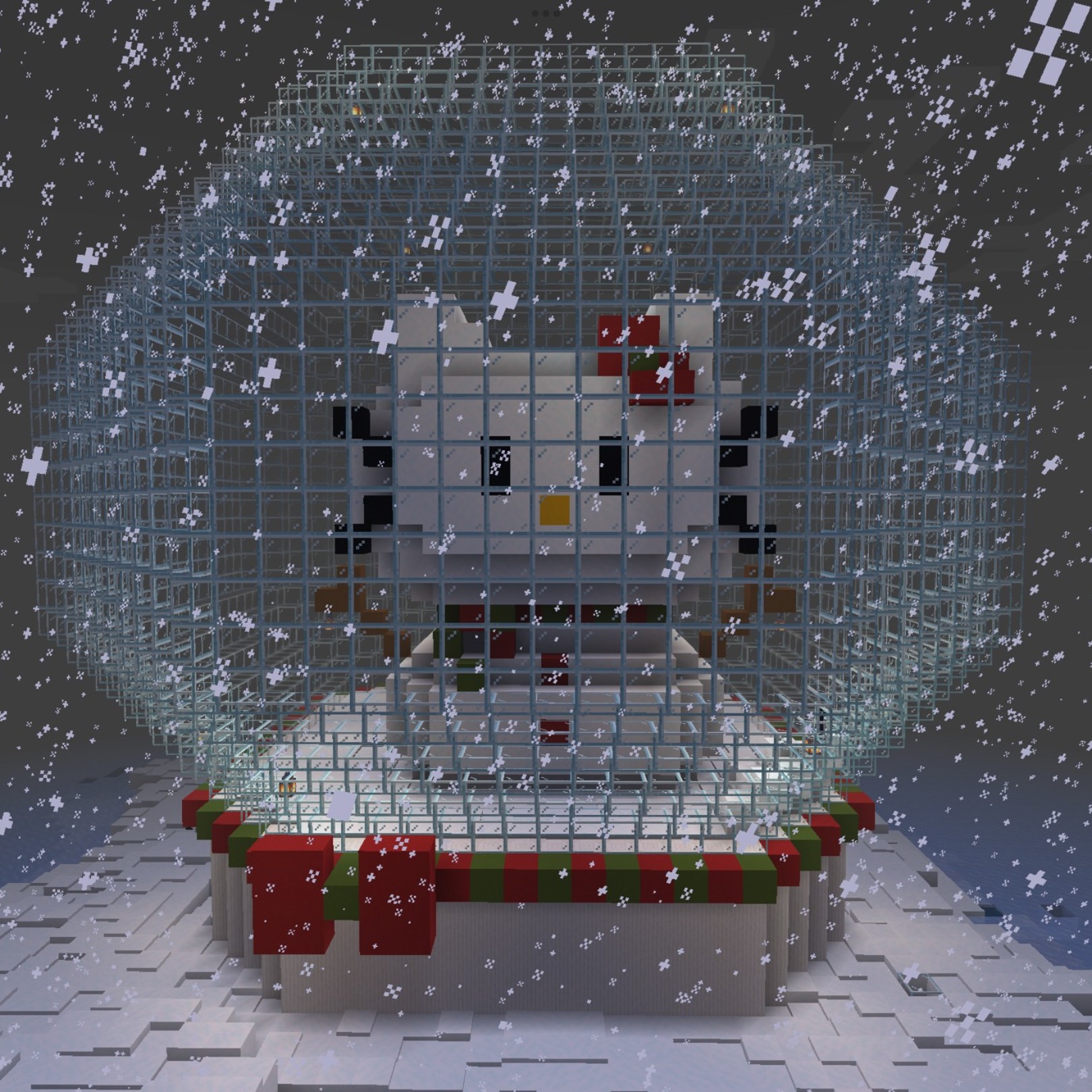 St Peters Primary School winning snowman