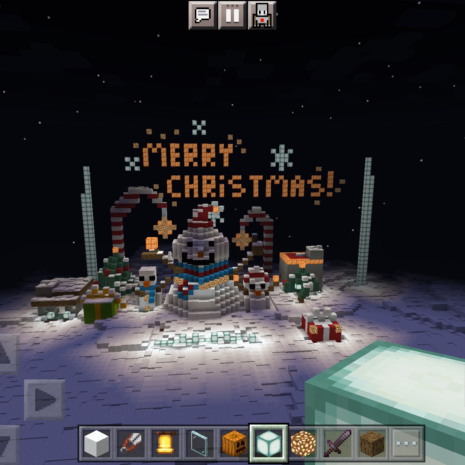 St Thomas of Aquin's High School winning snowman